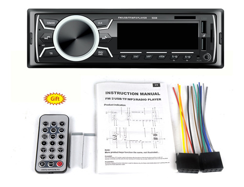 Radio Estreo Para Coche, 7 Unidades De Audio, Iso Tf, Estr Foto 5