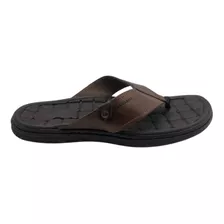 Chinelo Pegada Couro Masculino 131281