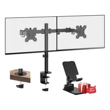 Soporte Para Monitor Doble, Base Ajustable 360 Ajustable