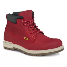 Bota Hombre Casual Botín Caballero Workland 46402 Rojo