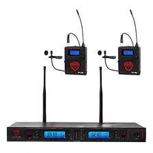 Nady 2w-1ku Lt Dual True Diversity Sistema Inalambrico Uhf P