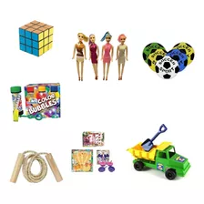 100 Brinquedos Boneca Carrinho Bola Panelinha Doação Criança
