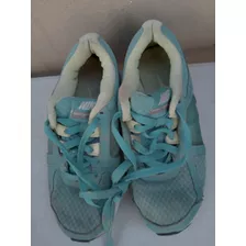 Tenis Nike Color Celeste De Niña Talla 6 Us (c1)