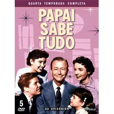 Dvd Papai Sabe Tudo - Quarta Temporada Completa - 5 Discos