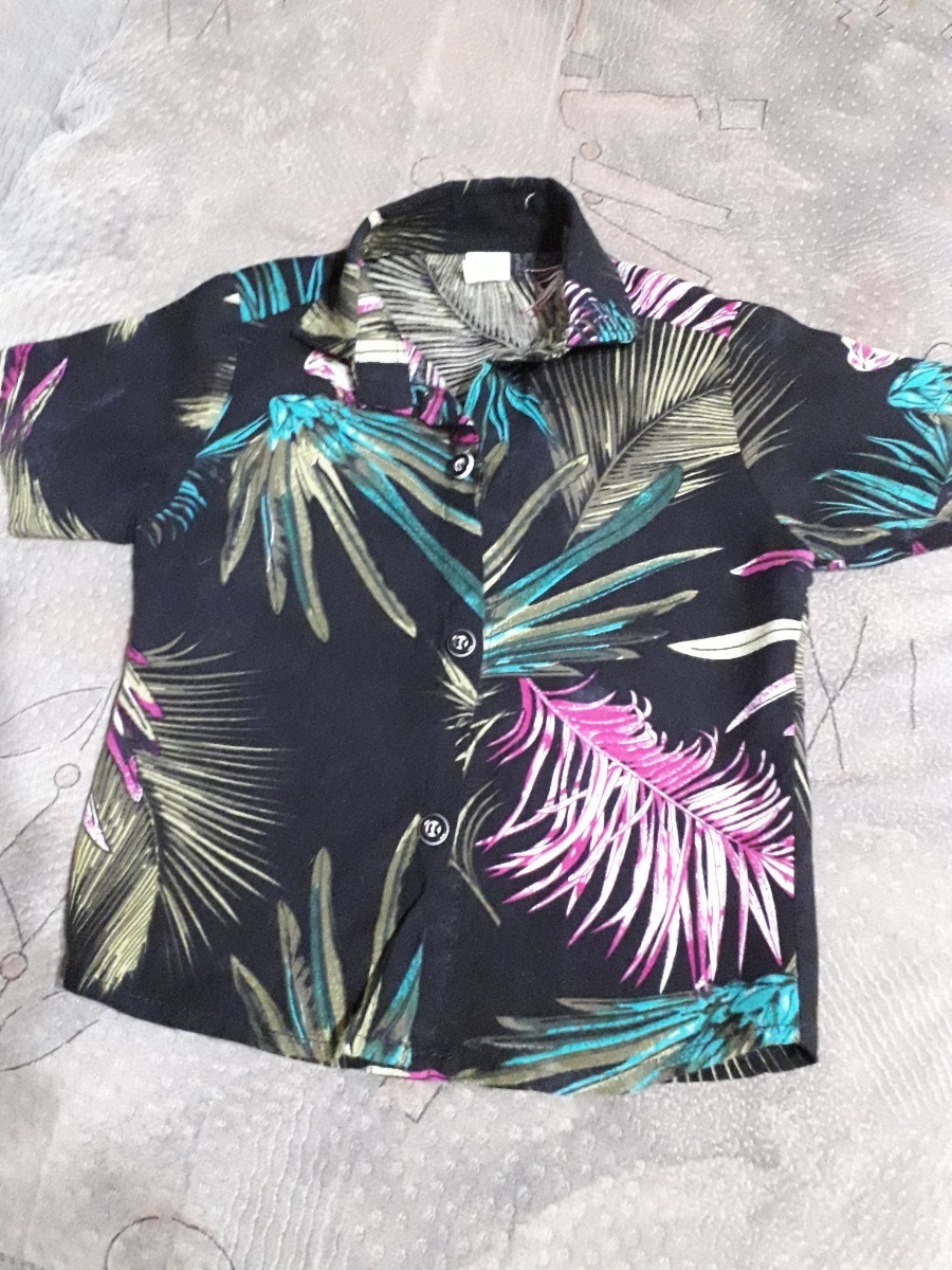 global Broma Traición Camisa Hawaiana Bebé/niño Talle 1/2 Años - Avisos en Bebés