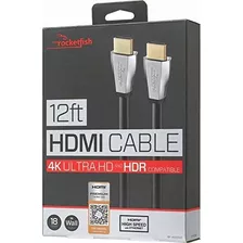 Rocketfish 12 'ft. De Pared Hdmi Cable 18 Gbps Ultra Hd 4 K 