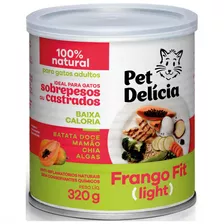 Ração Úmida Pet Delícia Frango Fit Light Gatos 320g