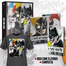 Coleção Dc Comics - Box Com 3 Livros + Camiseta Exclusiva