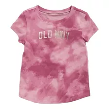 Camiseta Para Niñas Old Navy Tie-dye Con Logo 