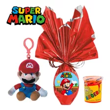 Kit Ovo De Páscoa 240g Com Brinquedo Super Mario Bross 