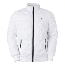 Jaqueta Masculina Bomber/puffer Gomada Branca Original