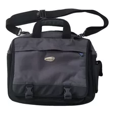 Bolso De Computador Saxoline Negro Y Gris