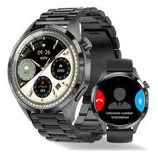 Watch Gt4 Gps Reloj Inteligente Hombres Llamada Para Huawei Color De La Correa Black Steel