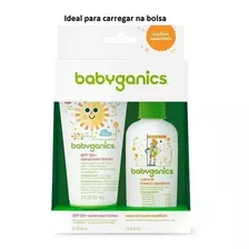 Babyganics Kit De Bolsa De Protetor Solar E Repelente