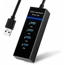 Hub / Switch Usb 3.0 Y 2.0 Con 4 Puertos Velocidad 5 Gbps