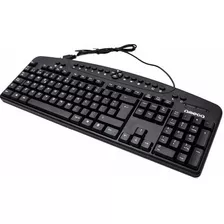 Teclado Omega Usb Pc Multimedia Col Negro X Und