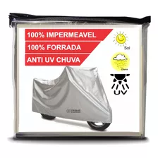 Capa Para Cobrir Moto 100% Forrada Proteção * Uv Chuva Sol 