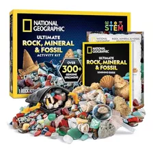 Rocas Y Fósiles De National Geographic El Juego De 200 Pieza