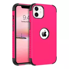 Funda Bentoben Para iPhone 12/12 Pro Hot Pink