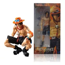 Boneco Portgas D. Ace Articulado One Piece Luffy Brinquedo