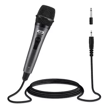 Micrófono Dinámico, Micrófono De Karaoke Con Cable D...