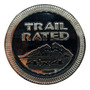 Emblema Trail Rated 4x4 Negro Para Jeep Wrangler Tj Yj Jk