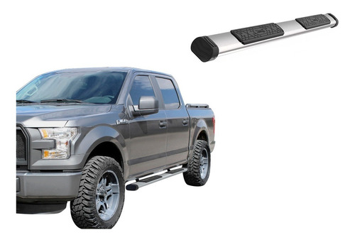 Estribos Bronx Ford F-150 F-250 Cab/media 1999-2003 Cromado Foto 2