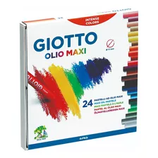 Pasteles Al Oleo Maxi Giotto X 24 Colores