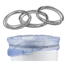 Bandas De Basura Juego De 3 Gris Conector De Metal, S