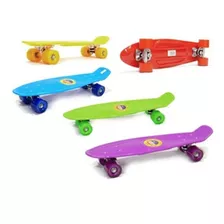 Penny Skate Longboard Patineta Para Niño Trucks De Aluminio Color Naranja