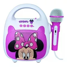 Parlante Karaoke Bluetooth Portatil Disney Minnie Mouse