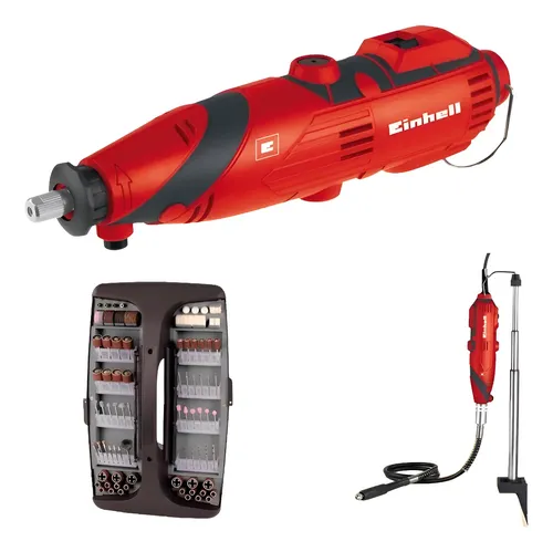Minitorno Einhell 130w 189 Acccesorios + Soporte + Eje Flexible Th-mg 135e Dgm 60hz 135 W
