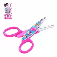 Tesoura Escolar De Picotar Zig Zag Minnie