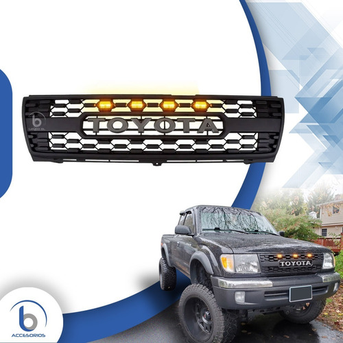 Parrilla Led Para Toyota Tacoma 1997-2000 Con Letras Foto 2