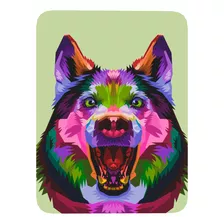 Mouse Pad Perrito Perro Arte De Animales - 17cm X 21cm D57