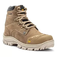 Bota Caterpillar Model 2190 Couro Legitimo Bico Pvc Palmilha