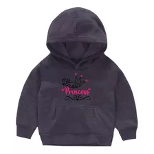 Moletom Infantil Blusa De Frio Princesa Menina Quente Macio