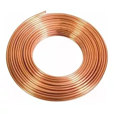 Rollo Tubo En Cobre Flexible 1/4 X 15 Metros Refrigeracion