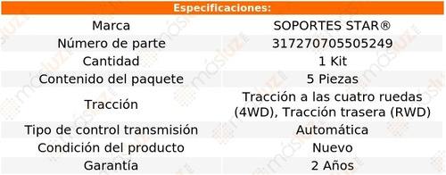 1 Pack Soportes Goma Escape Ford F-150 V8 4.6l 97/01 S Star Foto 2