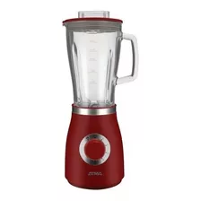 Licuadora Atma Li8444rp 2vel+pulso 500w Color Rojo/jarra De 