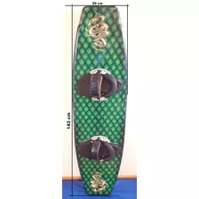 Tabla De Wakeboard Con Fijaciones Usada Buen Estado! 