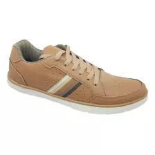 Zapatillas Urbanas Hombre Eco Cuero Casual Moda 2023 Tex 