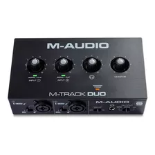 Interfaz Audio M Audio M Track Duo Usb Grabacion Nueva 