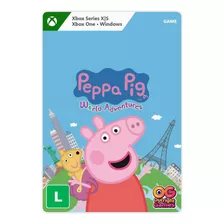 Jogo Peppa Pig Um Mundo De Aventuras Xbox One X|s Pc Digital