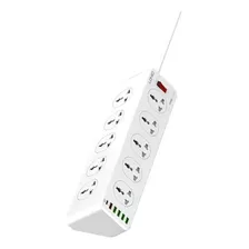 Ldnio - Regleta De 10 Enchufes + 4 Usb Pd 20w Sc10610 Color Blanco