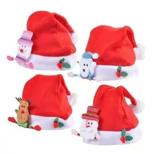 Gorro Navidad Viejo Pascuero Para Niños - Sombrero Navideño