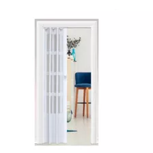 Puerta Plegable Acordeon Con Ventanillas 70x200cm Finlandia