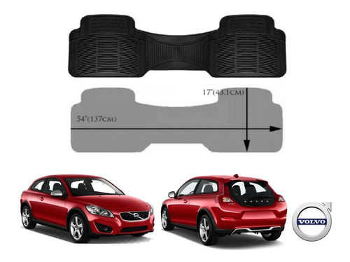 Tapetes Uso Rudo Volvo C30 2011 A 2014 Rubber Black Original Foto 3