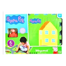 Peppa Pig Mega Piso 6 Piezas Tapete Rompecabezas Con Carrito