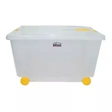 Caja Plastica Con Ruedas X 52 Lts Colombraro Prm